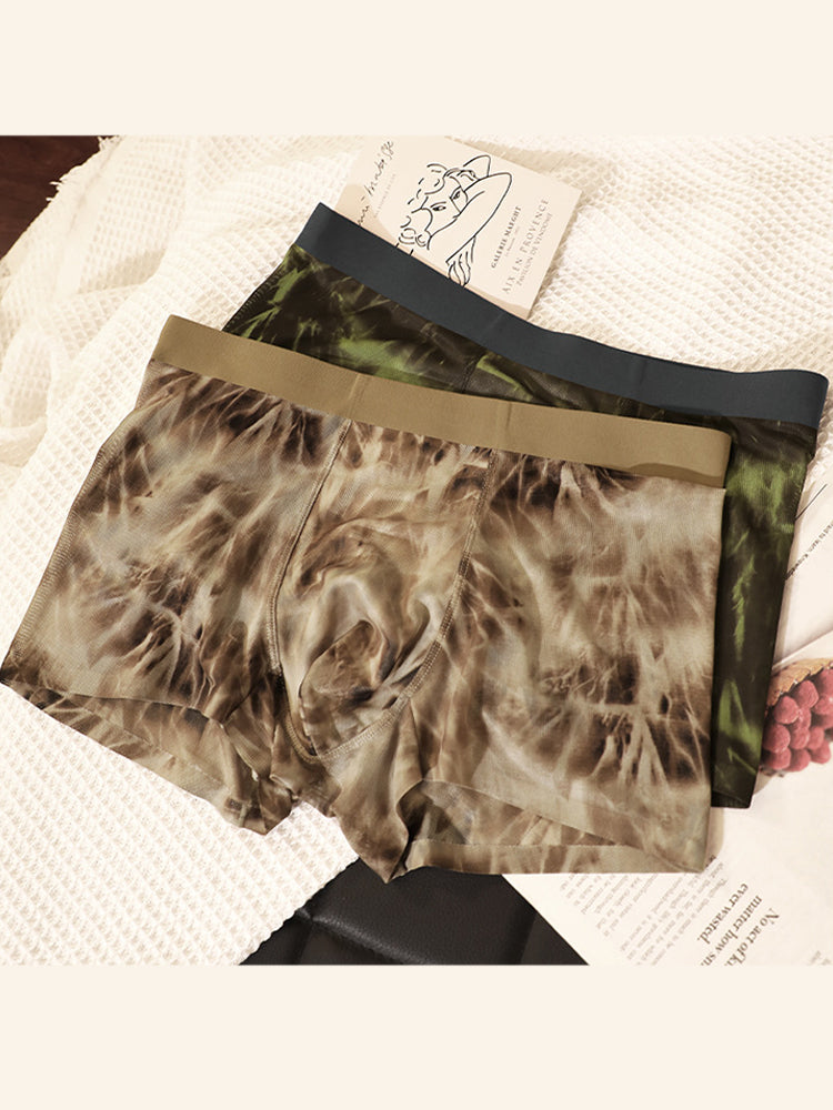 3 Pack Men's Cooling Quick-Dry Breathable Camouflage Sports Trunks | dmunderwear detail image 13
