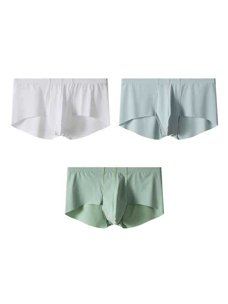 3 Pack Men's Cooling Seamless Trunks | dmunderwear detail image 7