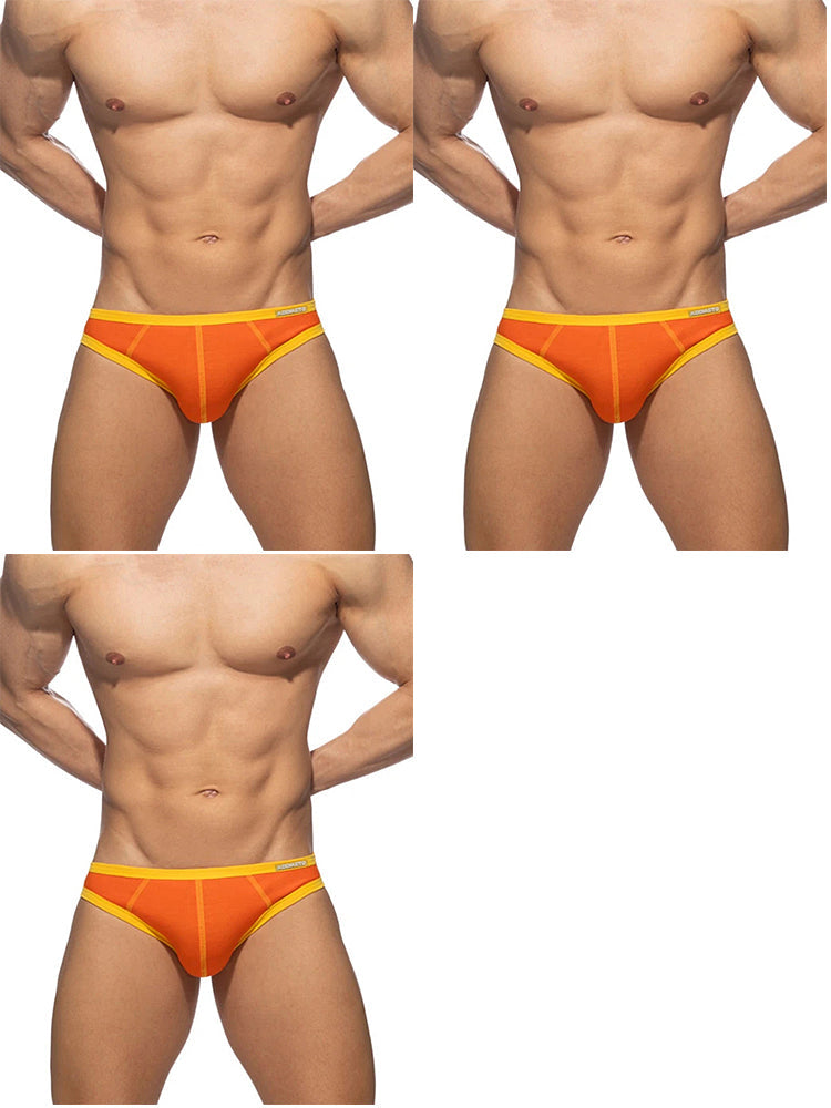 3-pack Men's Cotton 3D U-pouch Briefs | dmunderwear detail image 7