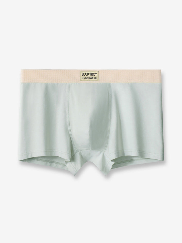 3 Pack Men's Cotton Mid-Rise Breathable Sports Tights Men's Boxer Briefs | dmunderwear