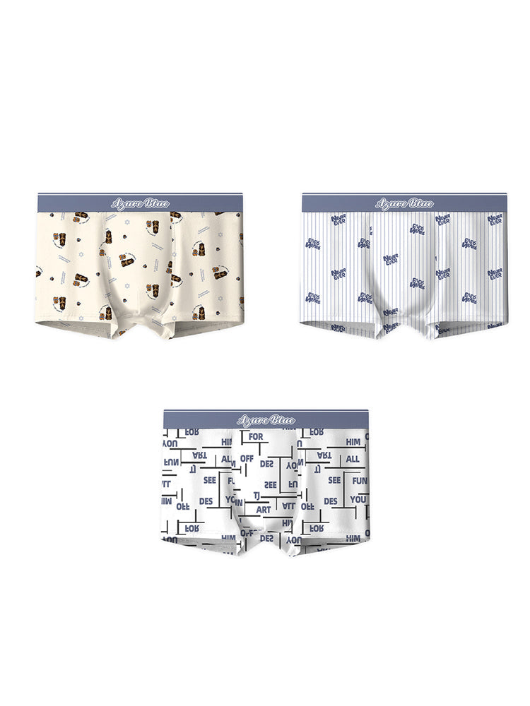 3 Pack Men's Cotton Seamless Comfort Supportive Fit Anti-Chafing Trunks | dmunderwear detail image 12