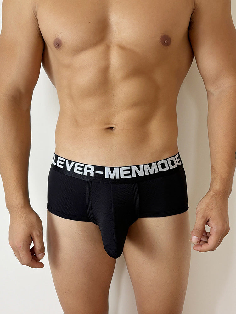 3 Pack Men's Durable Stretch Sexy Supportive Pouch Breathable Stay-Put Fit Trunks | dmunderwear detail image 4