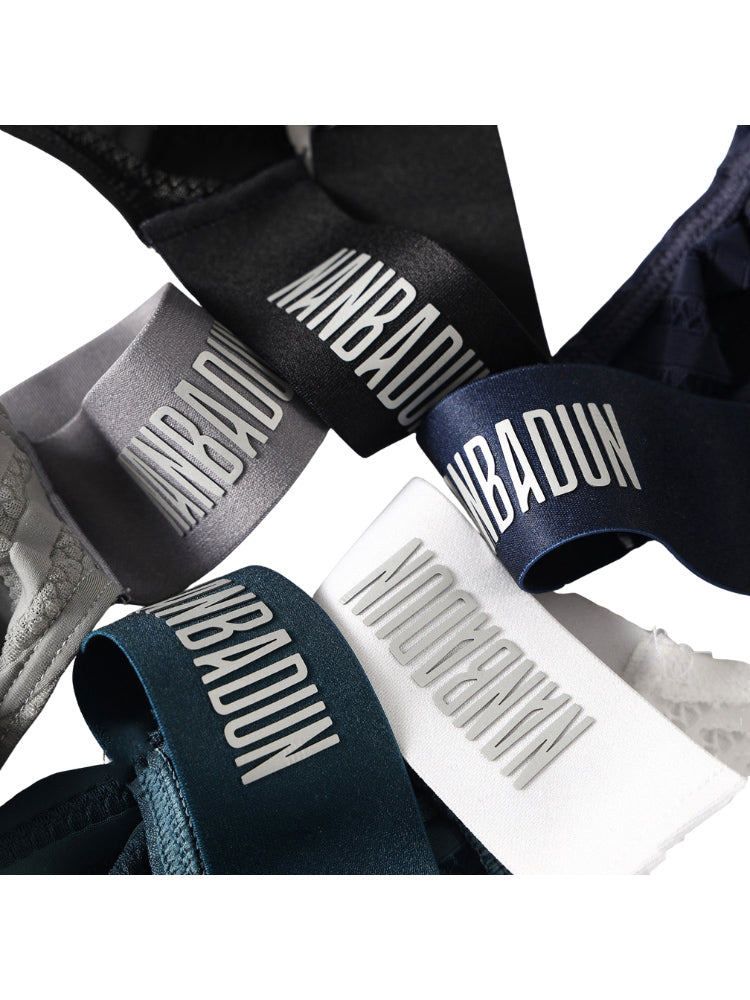 3 Pack Men's Durable Stretch Soft-Touch & Enhancing Pouch Bikinis | dmunderwear detail image 10
