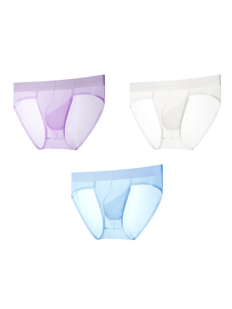 3 Pack Men's Enhancing U-Pouch Seamless Sexy & Breathable Briefs | dmunderwear detail image 14