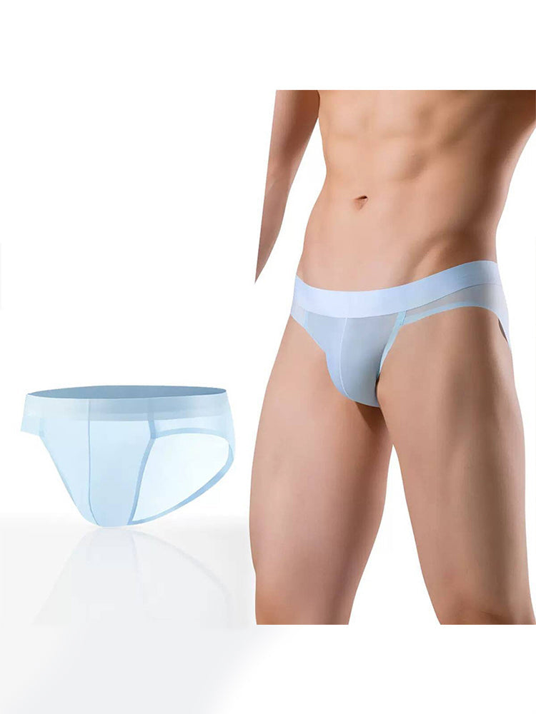 3 Pack Men's Enhancing U-Pouch Seamless Sexy & Breathable Briefs | dmunderwear detail image 3
