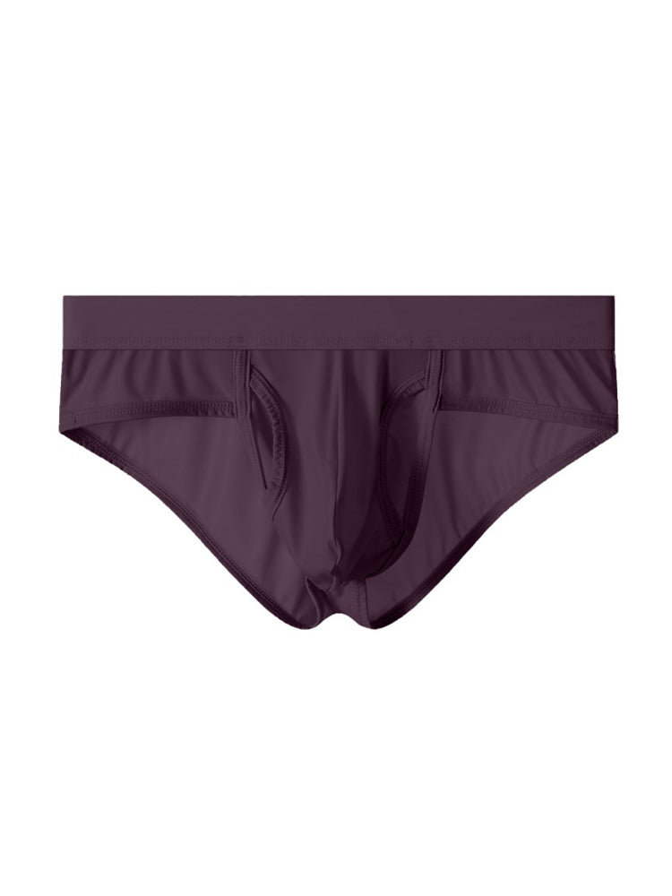 3 Pack Men's Fly Opening Supportive Pouch Stretch Premium Briefs | dmunderwear detail image 18