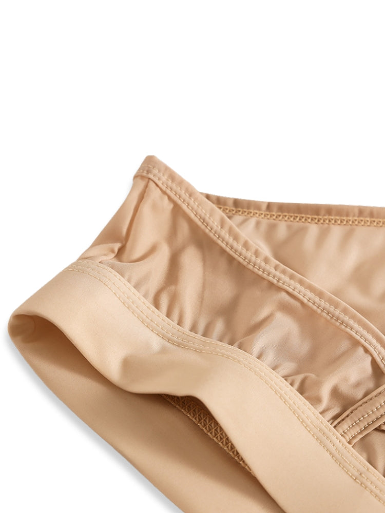 3 Pack Men's Fly Opening Supportive Pouch Stretch Premium Briefs | dmunderwear detail image 5