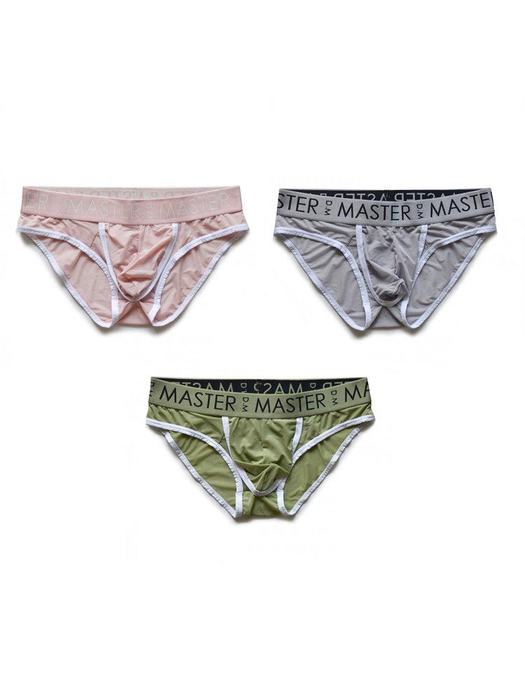3 Pack Men's High-Elasticity Quick-Dry Pouch-Separated Briefs | dmunderwear detail image 14