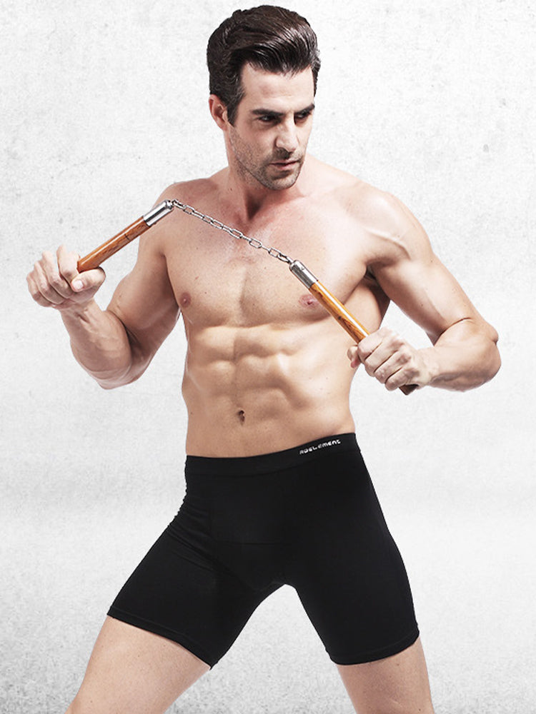 3 Pack Men's High-Stretch Anti-Chafing Quick-Dry Midway Briefs | dmunderwear detail image 15