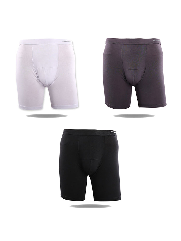 3 Pack Men's High-Stretch Anti-Chafing Quick-Dry Midway Briefs | dmunderwear detail image 2