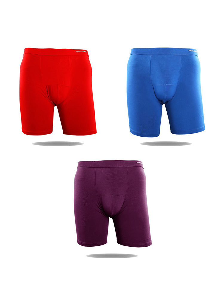 3 Pack Men's High-Stretch Anti-Chafing Quick-Dry Midway Briefs | dmunderwear detail image 9