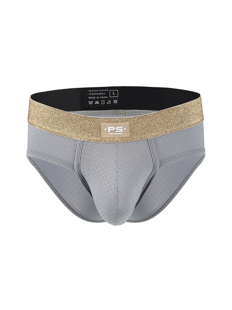 3 Pack Men's Quick-Dry Highly Elastic Briefs | dmunderwear detail image 12