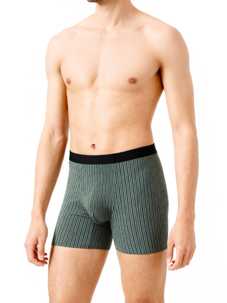 3 Pack Men's Ice Silk Antibacterial Odor-Control Day-Long Comfort Boxer Briefs | dmunderwear detail image 13