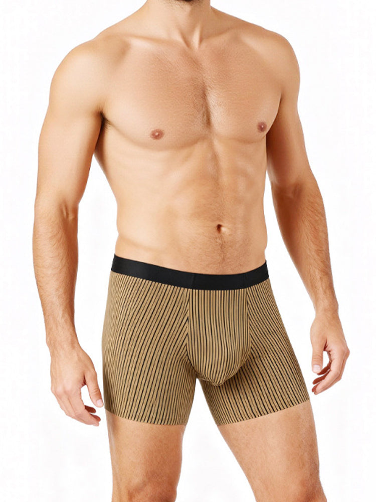 3 Pack Men's Ice Silk Antibacterial Odor-Control Day-Long Comfort Boxer Briefs | dmunderwear detail image 15