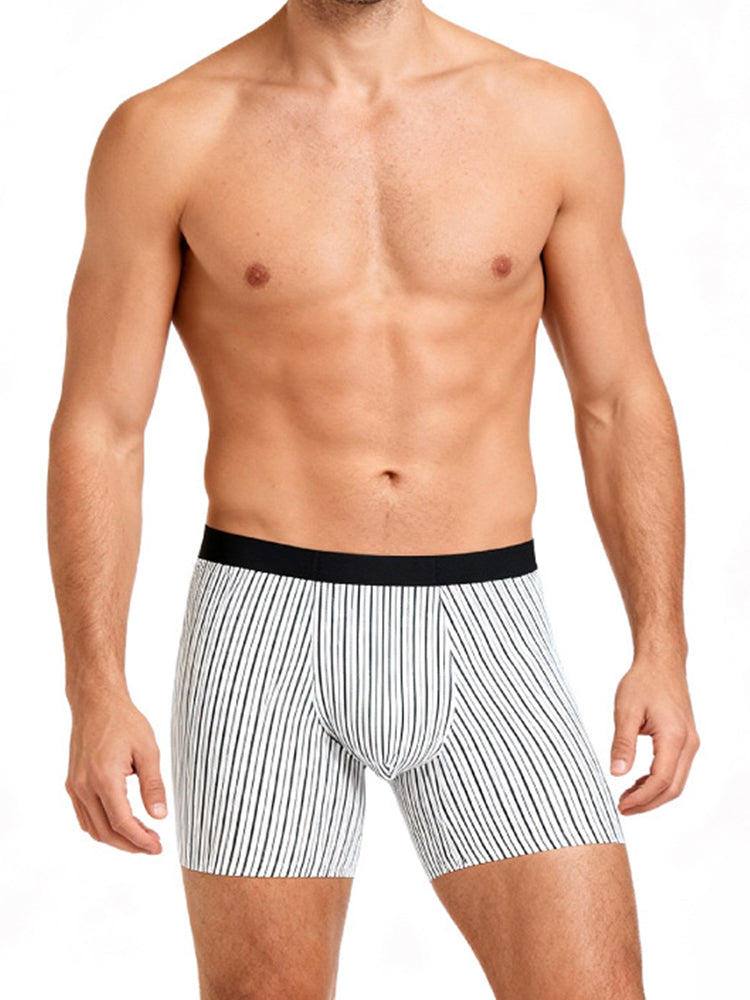 3 Pack Men's Ice Silk Antibacterial Odor-Control Day-Long Comfort Boxer Briefs | dmunderwear detail image 17