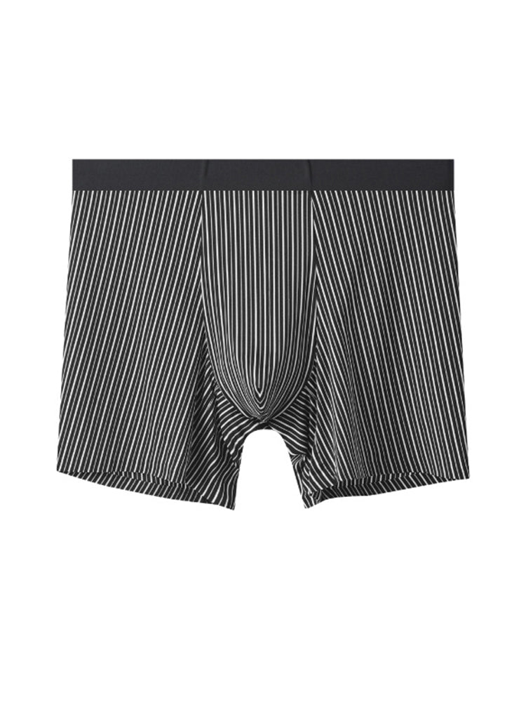 3 Pack Men's Ice Silk Antibacterial Odor-Control Day-Long Comfort Boxer Briefs | dmunderwear detail image 19