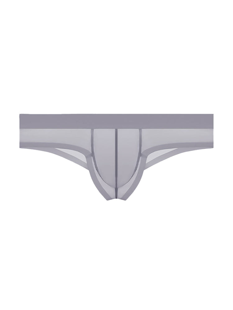 3 Pack Men's Ice Silk Breathable Seamless Comfort Stretch Fit Low-Rise Bikini | dmunderwear