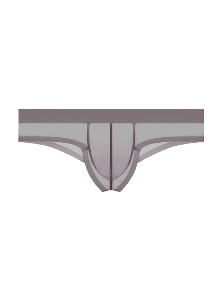 3 Pack Men's Ice Silk Breathable Seamless Comfort Stretch Fit Low-Rise Bikini | dmunderwear detail image 12