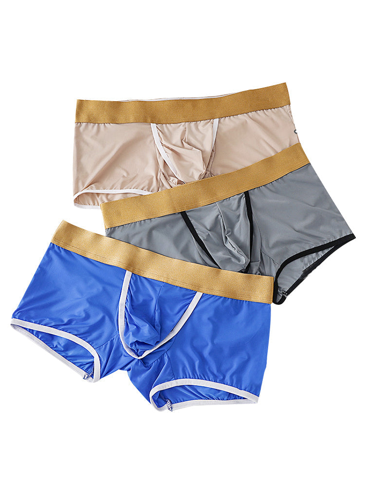 4 Pack Men's Ice Silk Breathable Separate Ultra-Thin Trunks | dmunderwear detail image 10