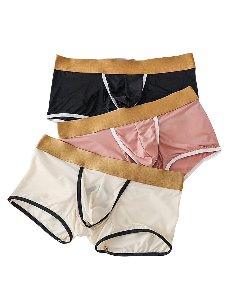 4 Pack Men's Ice Silk Breathable Separate Ultra-Thin Trunks | dmunderwear detail image 11