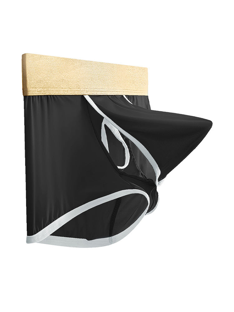 4 Pack Men's Ice Silk Breathable Separate Ultra-Thin Trunks | dmunderwear detail image 18