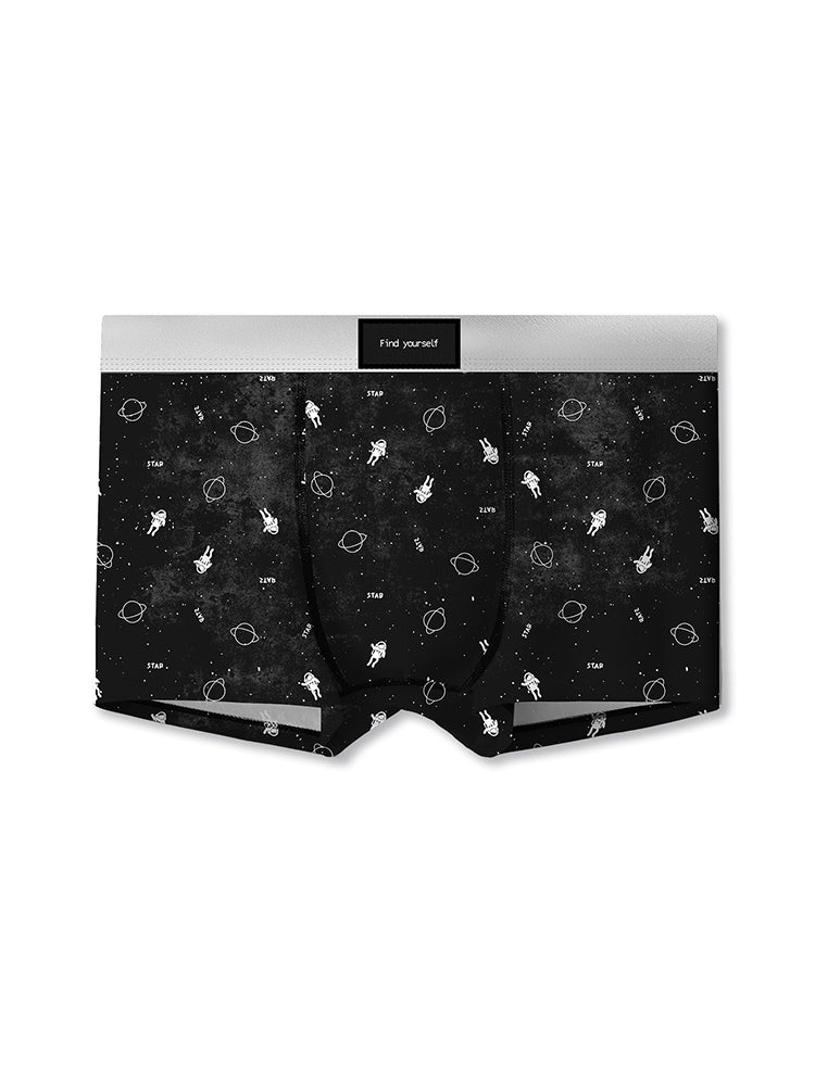 3 Pack Men's Ice Silk Leopard Print Trunks | dmunderwear detail image 11
