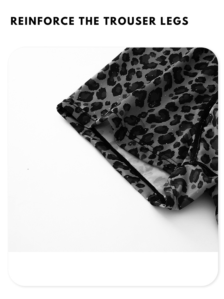 3 Pack Men's Ice Silk Leopard Print Trunks | dmunderwear detail image 5
