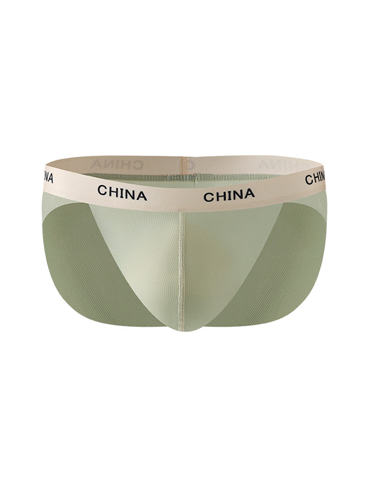 3 Pack Men's Ice Silk Lightweight & Transparent Skin-Feel Solid Color Briefs | dmunderwear detail image 19