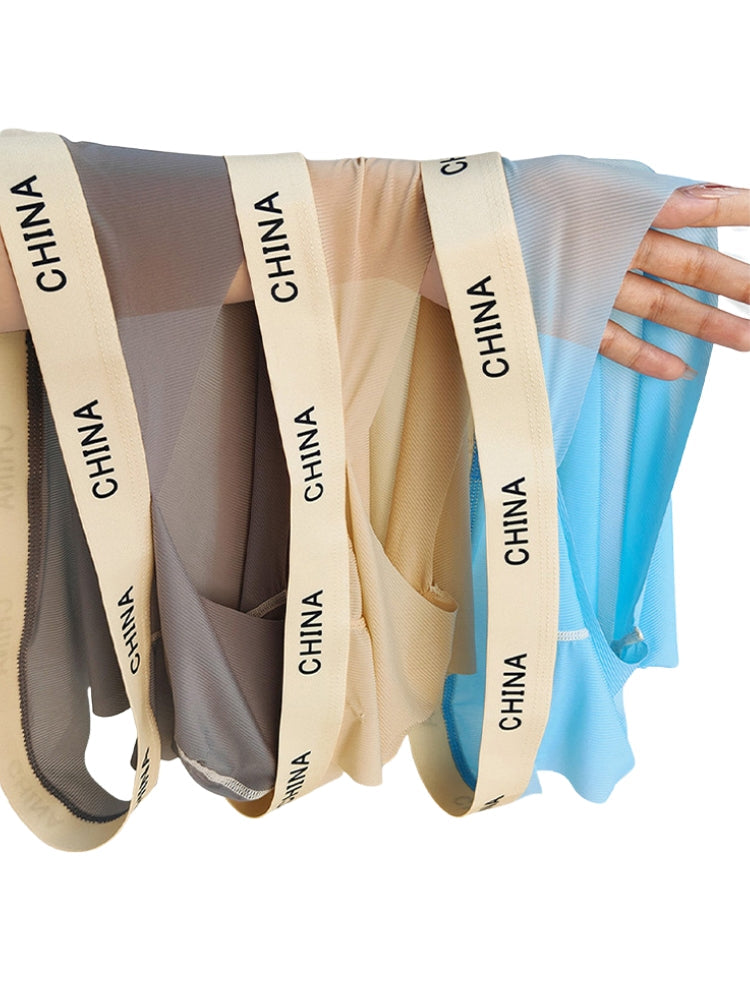 3 Pack Men's Ice Silk Lightweight & Transparent Skin-Feel Solid Color Briefs | dmunderwear detail image 5
