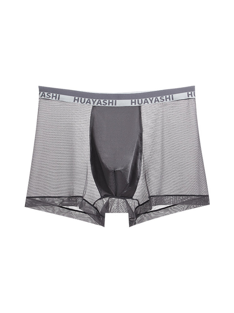 3 Pack Men's Ice Silk Seamless Breathable Quick-Drying Trunks | dmunderwear detail image 14