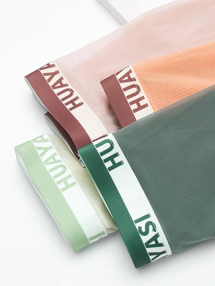 3 Pack Men's Ice Silk Seamless Breathable Quick-Drying Trunks | dmunderwear detail image 7