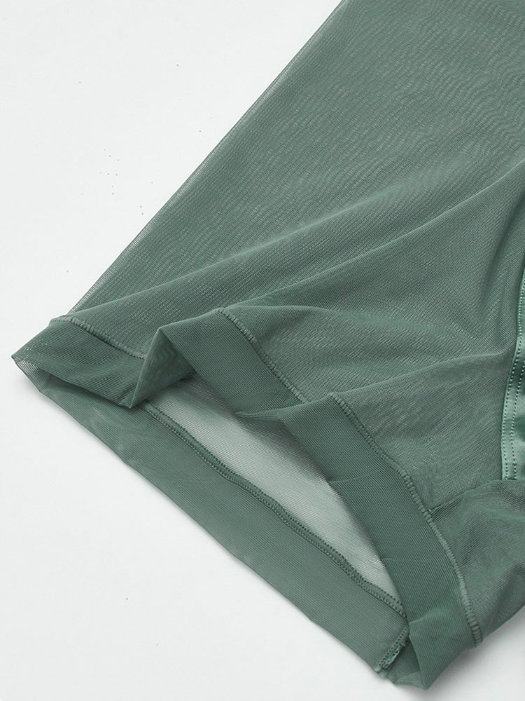 3 Pack Men's Ice Silk Seamless Breathable Quick-Drying Trunks | dmunderwear detail image 8