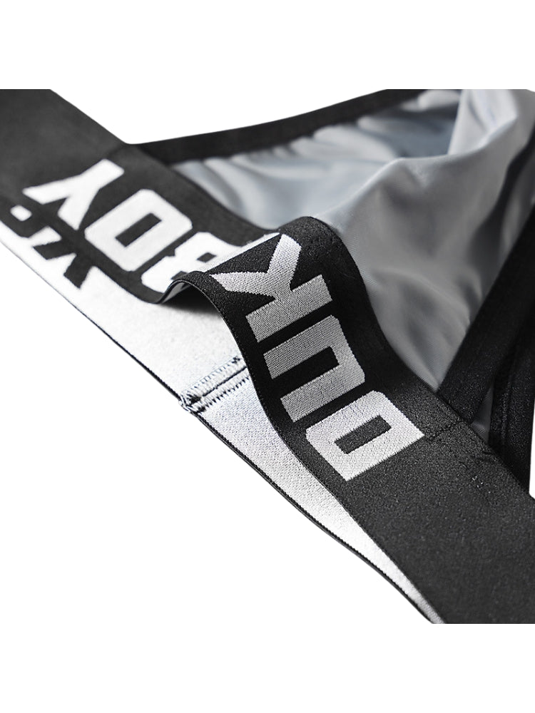 3 Pack Men's Ice Silk Sexy Cheeky & Revealing Jockstraps | dmunderwear detail image 8