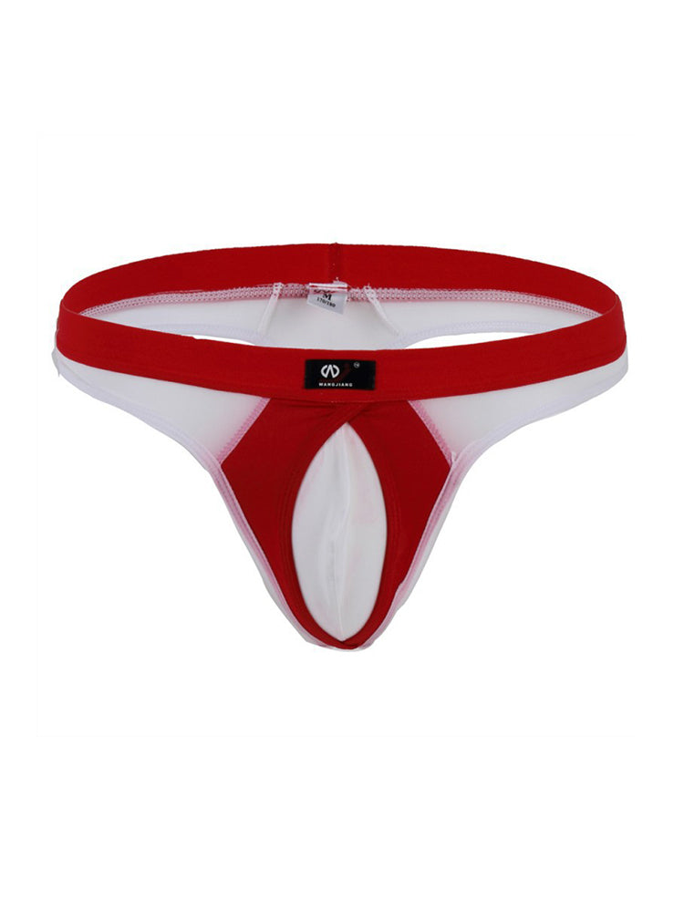 3 Pack Men's Ice Silk Sexy Lightweight Quick-Dry Breathable Thongs | dmunderwear