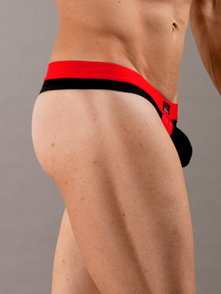 3 Pack Men's Ice Silk Sexy Lightweight Quick-Dry Breathable Thongs | dmunderwear detail image 11