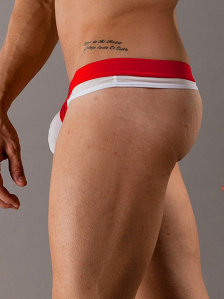3 Pack Men's Ice Silk Sexy Lightweight Quick-Dry Breathable Thongs | dmunderwear detail image 15