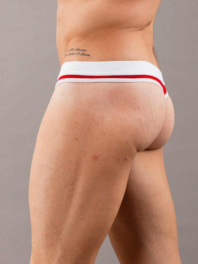 3 Pack Men's Ice Silk Sexy Lightweight Quick-Dry Breathable Thongs | dmunderwear detail image 5
