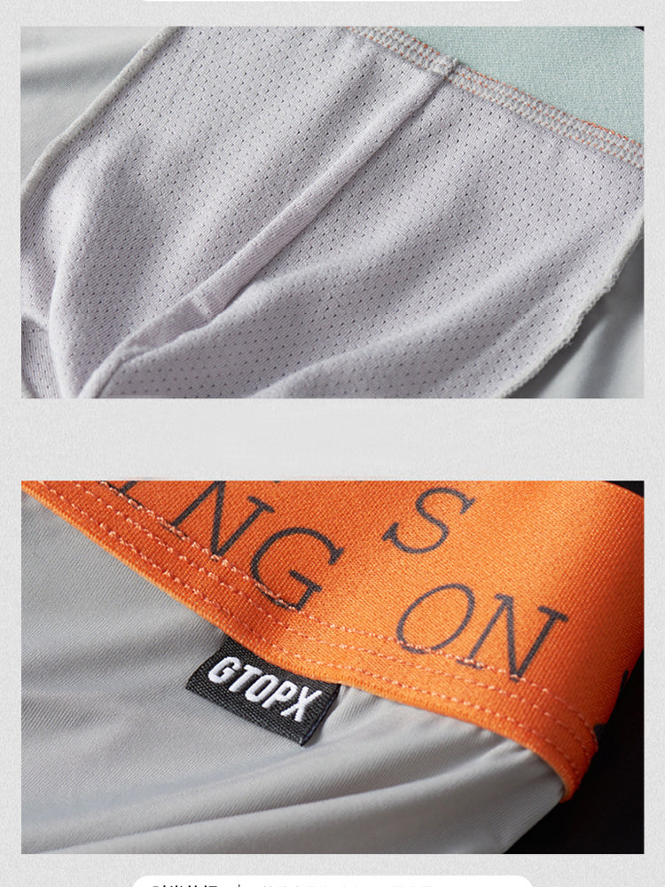 3-pack Men's Ice Silk Solid Color Breathable Briefs | dmunderwear detail image 11