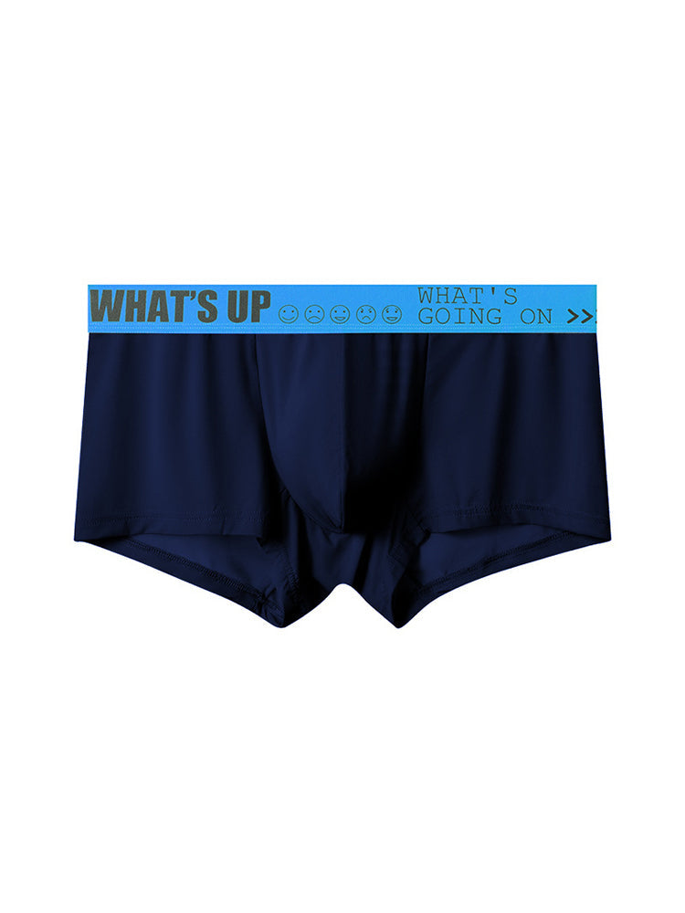 3-pack Men's Ice Silk Solid Color Breathable Briefs | dmunderwear detail image 15