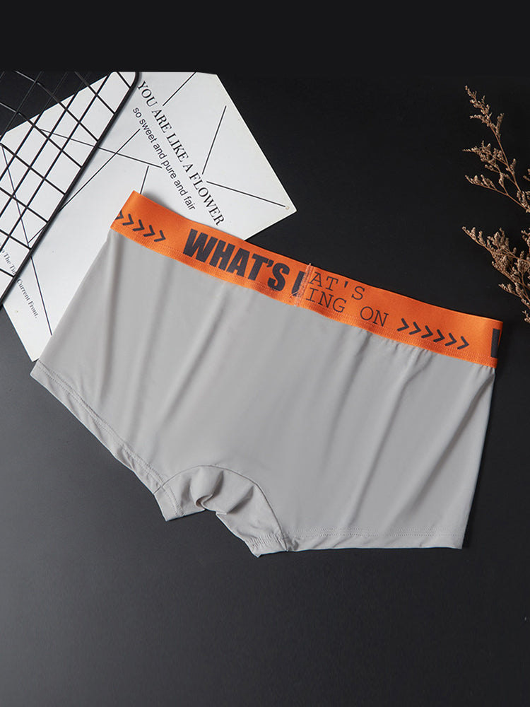 3-pack Men's Ice Silk Solid Color Breathable Briefs | dmunderwear detail image 5