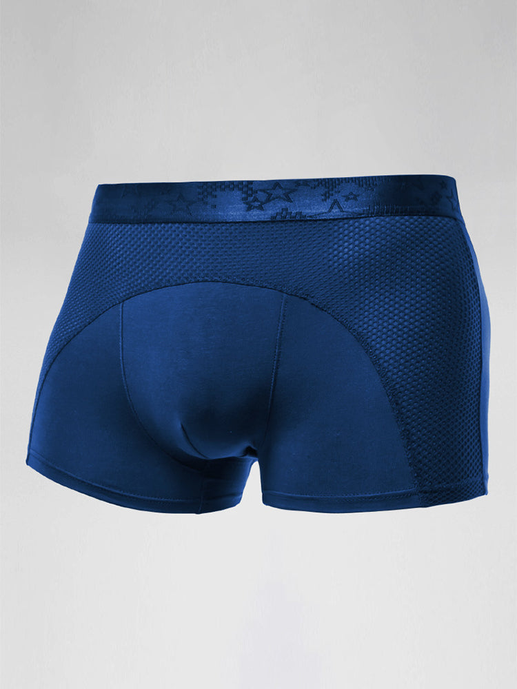 3 Pack Men's Ice Silk Sports Breathable Boxer Briefs | dmunderwear