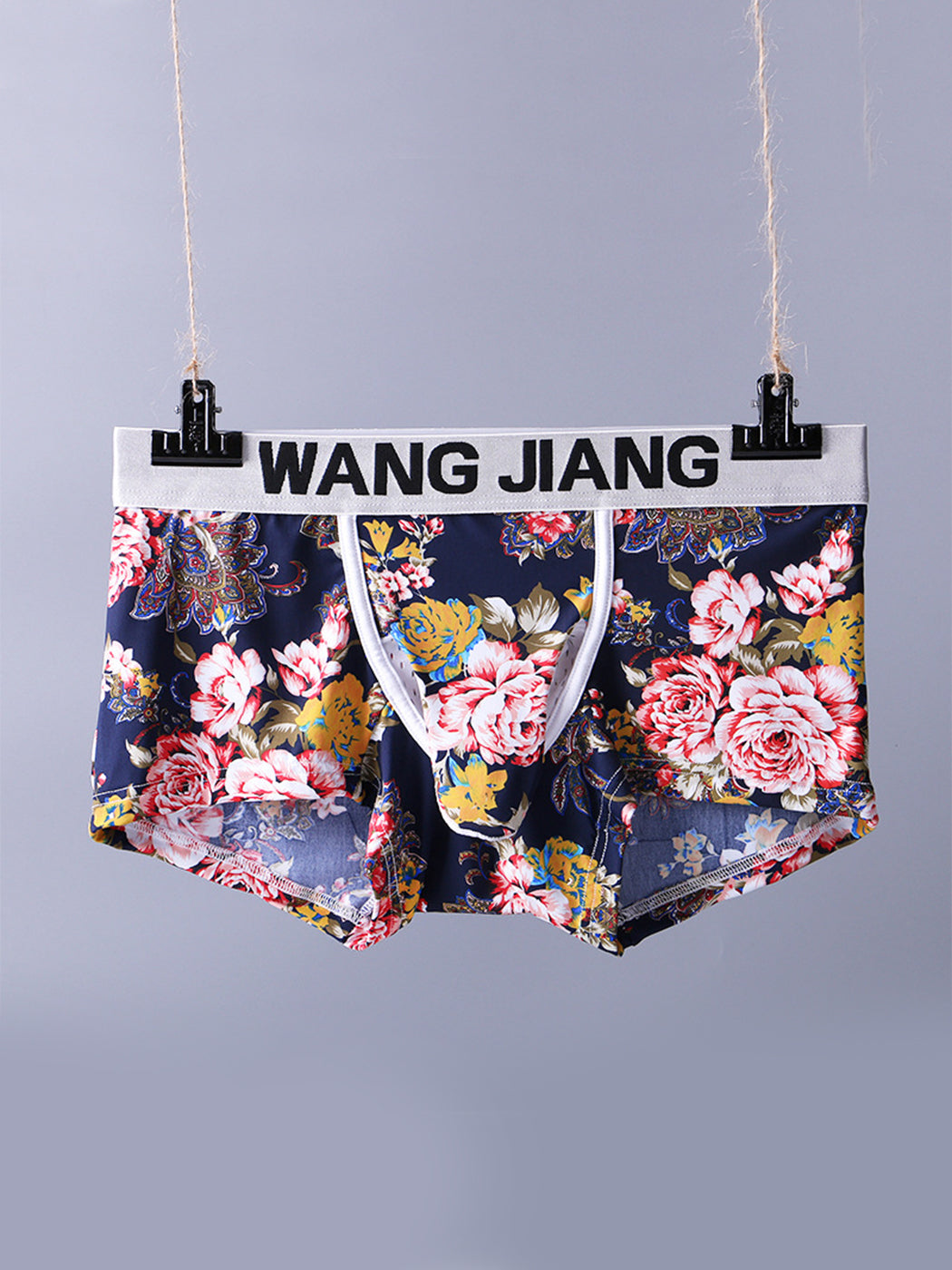 3 Pack Men's Ice Silk Trunks with Separated Pouch Design | dmunderwear detail image 17