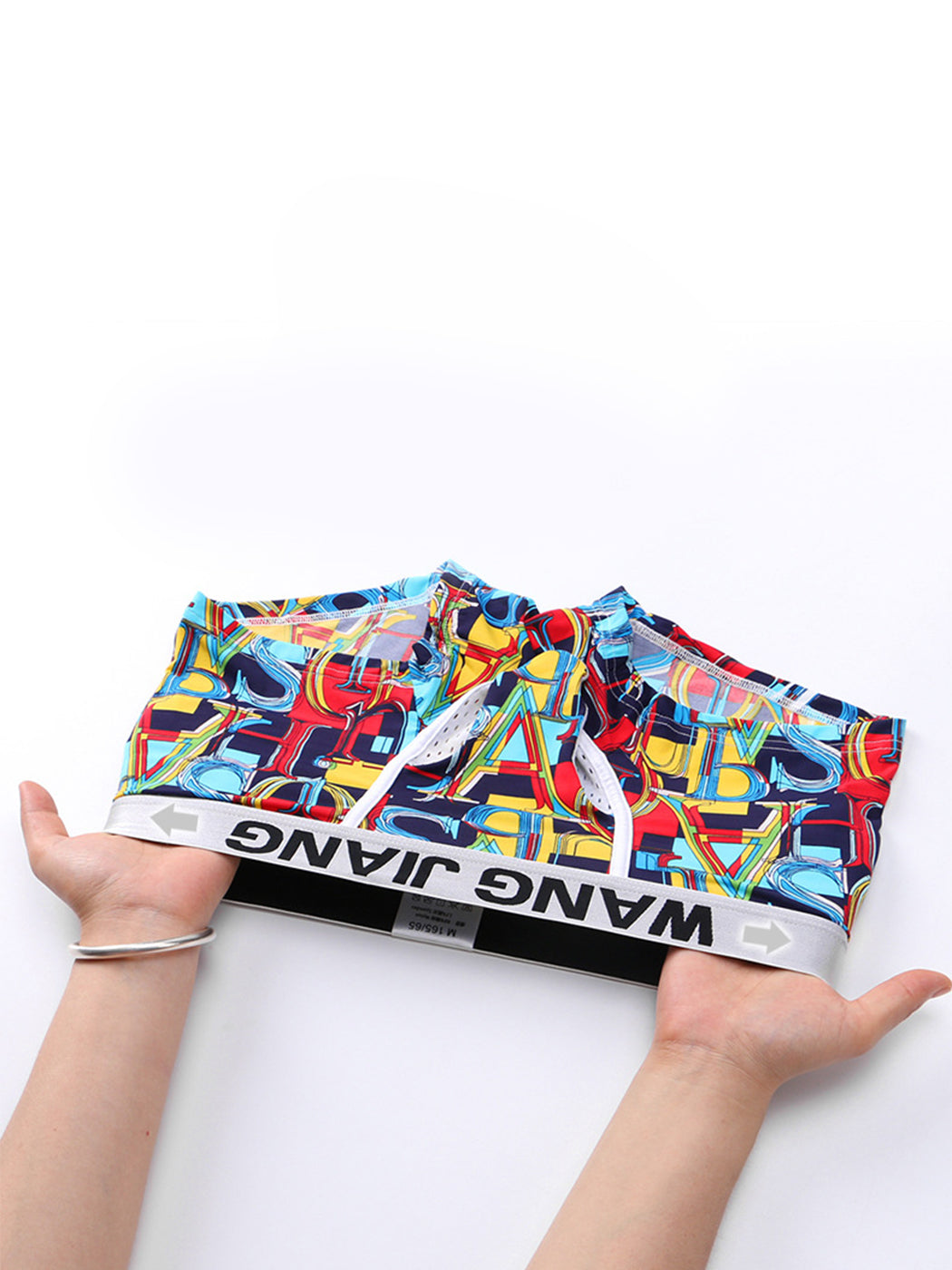 3 Pack Men's Ice Silk Trunks with Separated Pouch Design | dmunderwear detail image 9