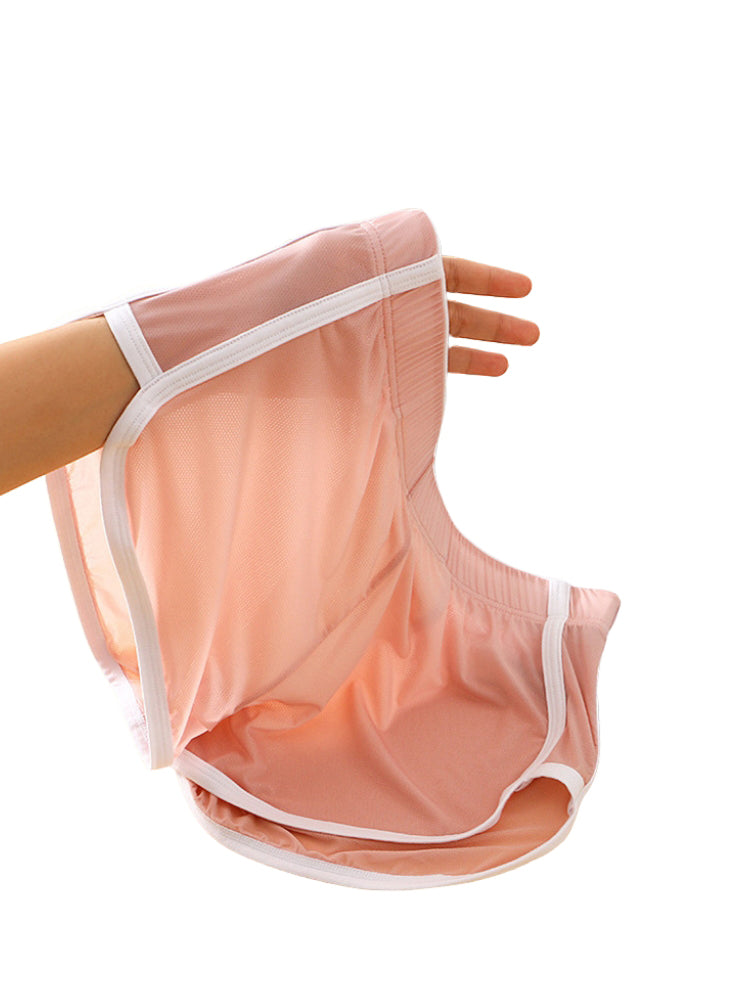 3 Pack Men's Ice Silk Ultra-Thin Mesh Sports Comfort Activewear Shorts | dmunderwear detail image 10