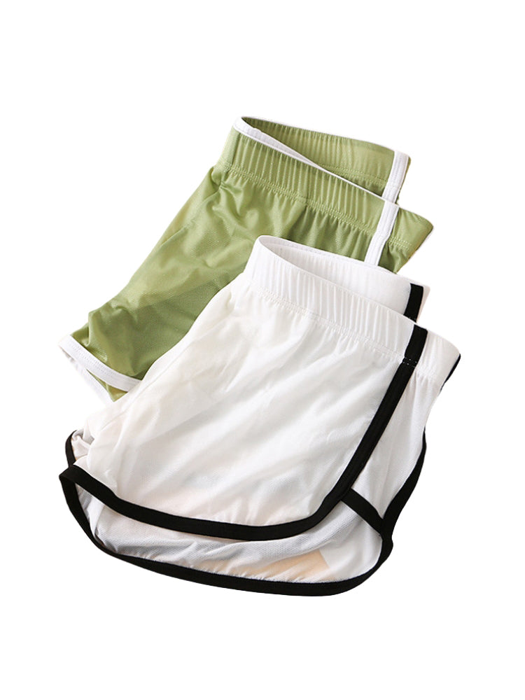 3 Pack Men's Ice Silk Ultra-Thin Mesh Sports Comfort Activewear Shorts | dmunderwear detail image 11