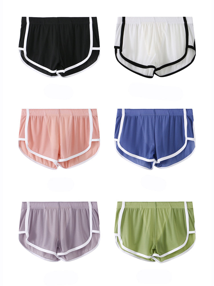 3 Pack Men's Ice Silk Ultra-Thin Mesh Sports Comfort Activewear Shorts | dmunderwear detail image 13