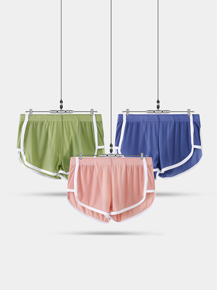 3 Pack Men's Ice Silk Ultra-Thin Mesh Sports Comfort Activewear Shorts | dmunderwear detail image 16