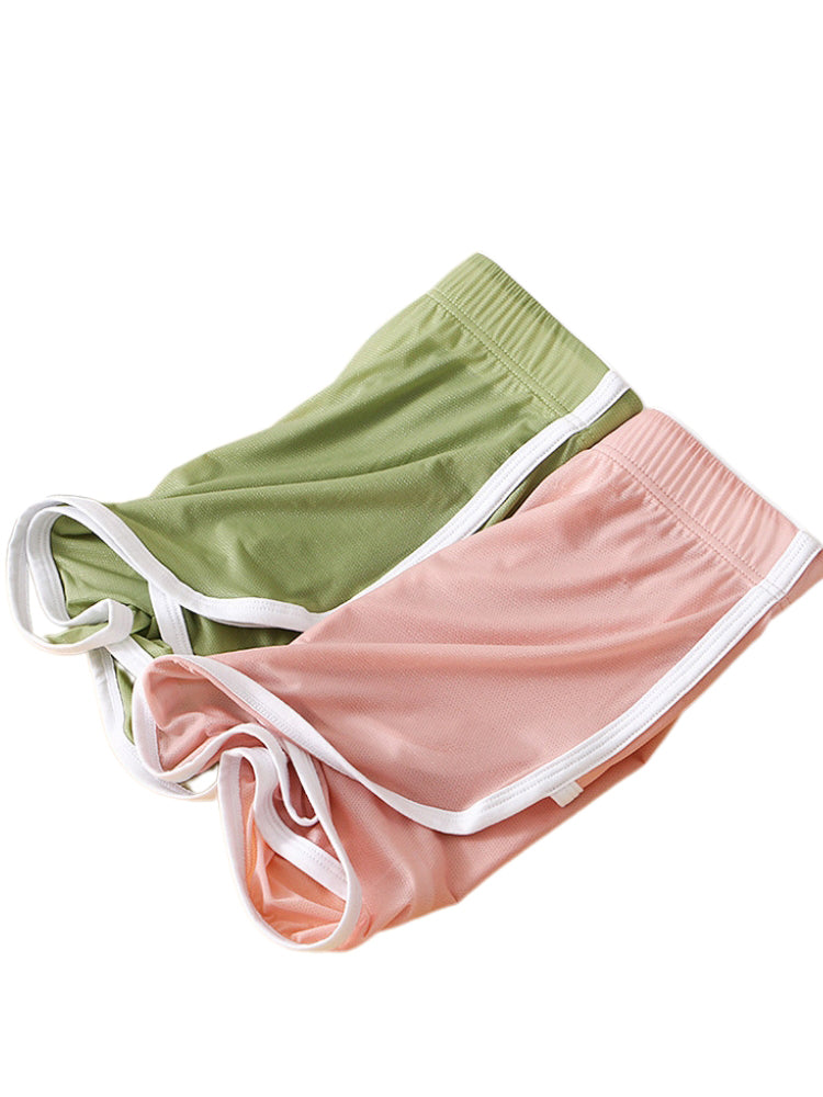 3 Pack Men's Ice Silk Ultra-Thin Mesh Sports Comfort Activewear Shorts | dmunderwear detail image 9