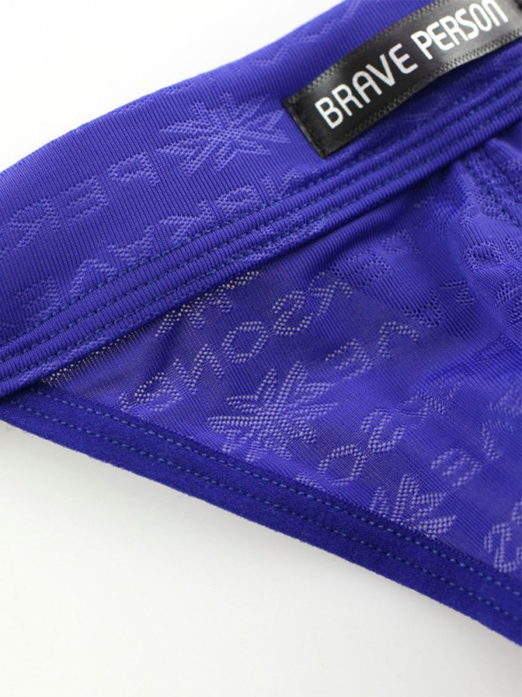 3-pack Men's Lace Obscure Embossed G-String Thong | dmunderwear detail image 15