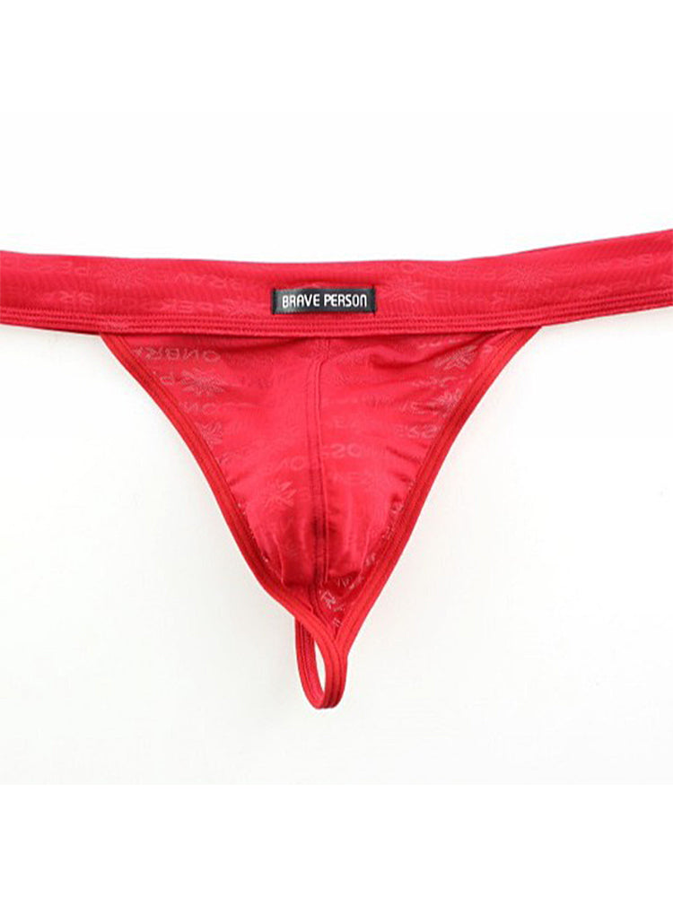 3-pack Men's Lace Obscure Embossed G-String Thong | dmunderwear detail image 3
